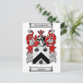 Spurgeon Coat of Arms Briefkaart (Staand voorkant)