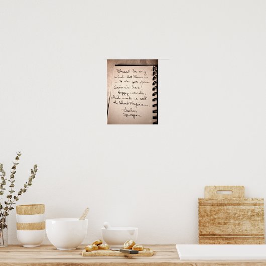 Spurgeon Quote [Afdrukken] Poster (Keuken)