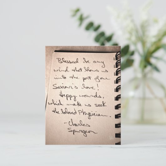 Spurgeon Quote [Briefkaart] Briefkaart (Staand voorkant)