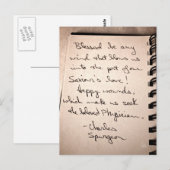 Spurgeon Quote [Briefkaart] Briefkaart (Voorkant / Achterkant)