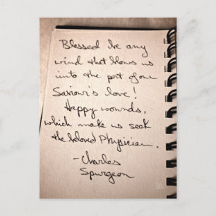 Spurgeon Quote [Briefkaart] Briefkaart