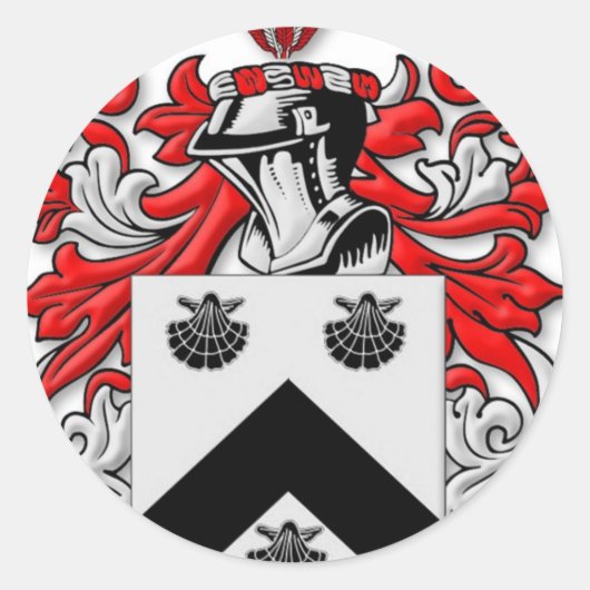 Spurgeon wapenschild ronde sticker (Voorkant)