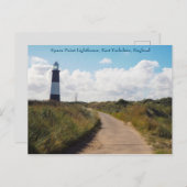 Spurn Point Lighthouse, Yorkshire, Briefkaart (Voorkant / Achterkant)