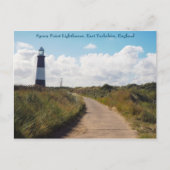 Spurn Point Lighthouse, Yorkshire, Briefkaart (Voorkant)