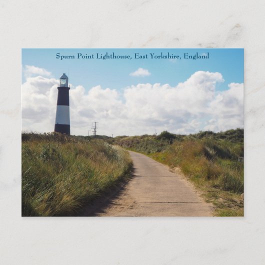 Spurn Point Lighthouse, Yorkshire, Briefkaart (Voorkant)