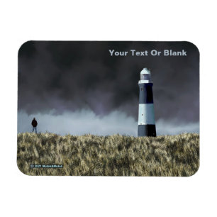 Spurn Point Vuurtoren Ansichtkaart Magneet