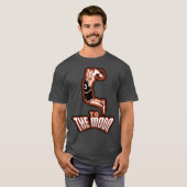 Spurs Basketball to the moon T-shirt (Voorkant volledig)
