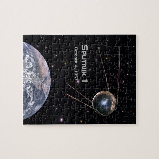 Sputnik 1 Earth Satellite Legpuzzel (Horizontaal)
