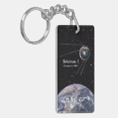 Sputnik 1 Earth Satellite Sleutelhanger (Voorkant Links)