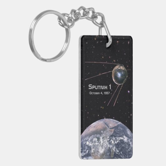 Sputnik 1 Earth Satellite Sleutelhanger (Voorkant Links)
