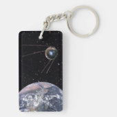 Sputnik 1 Earth Satellite Sleutelhanger (achterkant)