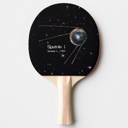 Sputnik 1 Earth Satellite Tafeltennisbatje (Voorkant)