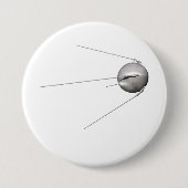 sputnik 1 ronde button 7,6 cm (Voorkant)