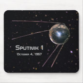 Sputnik 1 Satellite Muismat (Voorkant)