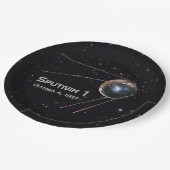 Sputnik 1 Satellite Papieren Bordje (Gekanteld)