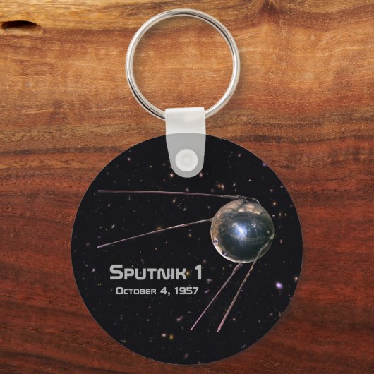 Sputnik 1 Satellite Sleutelhanger (Voorkant)