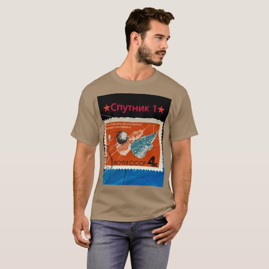 Sputnik 1 T-Shirt (Voorkant volledig)