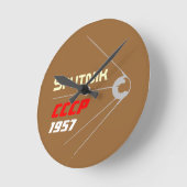 Sputnik Design DDR Ronde Klok (Hoek)