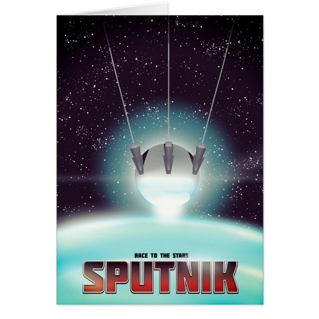 Sputnik "race naar de sterren" (Voorkant)