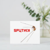 SPUTNIK - ruimte/russische/sovjetunie/technologie Briefkaart (Staand voorkant)
