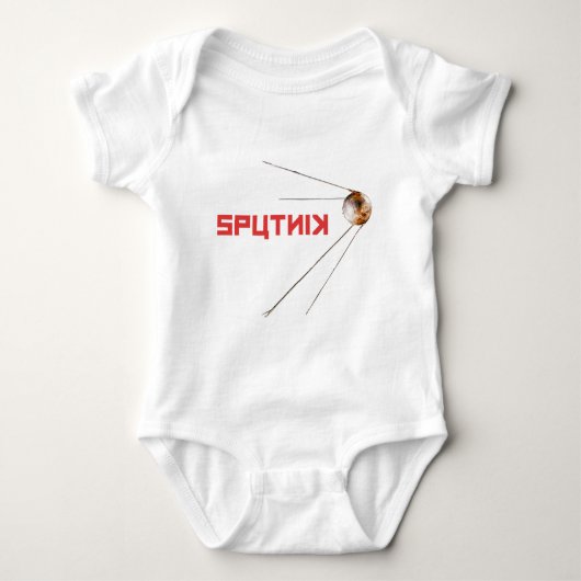 SPUTNIK - ruimte/russische/sovjetunie/technologie Romper (Voorkant)