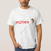 SPUTNIK - ruimte/russische/sovjetunie/technologie T-shirt (Voorkant)