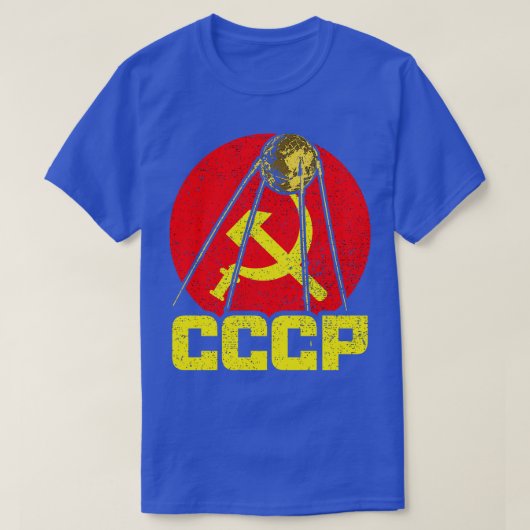 Sputnik Satellite CCCP T-shirt (Design voorkant)