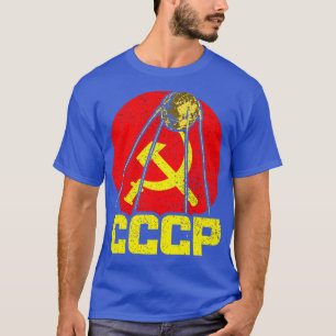 Sputnik Satellite CCCP T-shirt