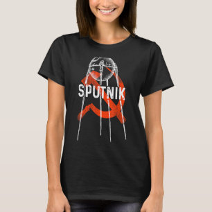 Sputnik Satellite Spacecraft Sovjet Union Space Sp T-shirt