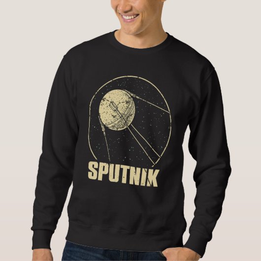 Sputnik Satellite Spacecraft Sovjet Union Space Sp Trui (Voorkant)