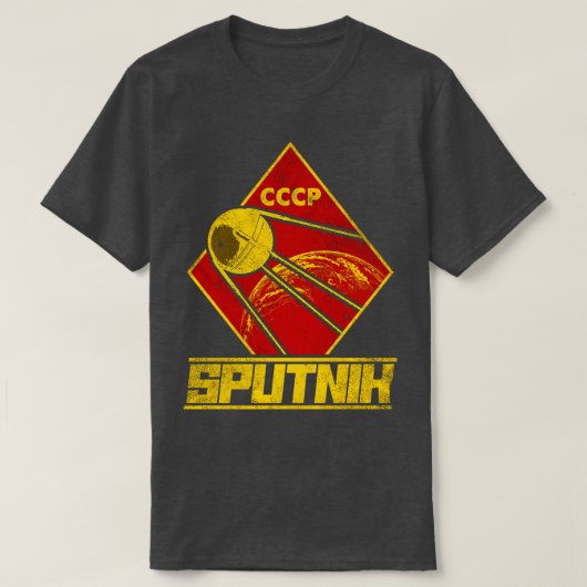 Sputnik Satellite T-shirt (Design voorkant)