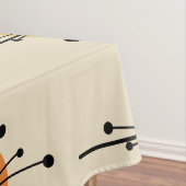 Sputnik Starburst Flowers Retro Tafelkleed (Voorbeeld)