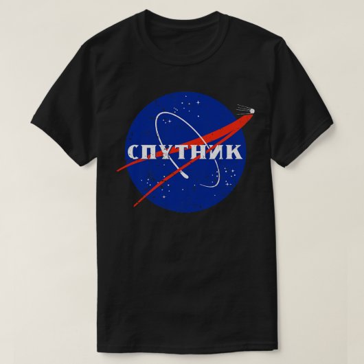 sputnik t-shirt (Design voorkant)