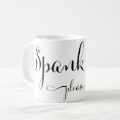 spuug me alsjeblieft koffiemok (Voorkant links)