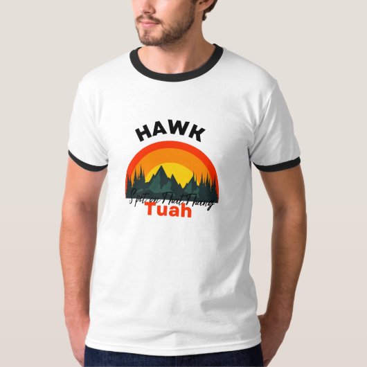 Spuug op die Thang hawk-tuah T-shirt (Voorkant)