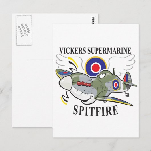 spuugvuur briefkaart (Voorkant / Achterkant)