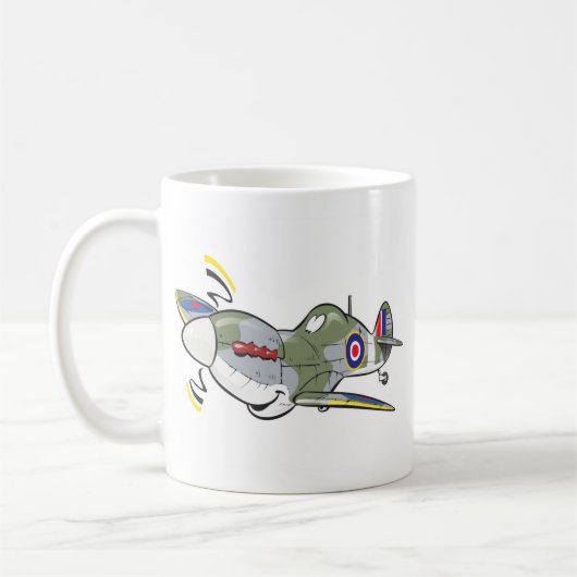 spuugvuur koffiemok (Links)