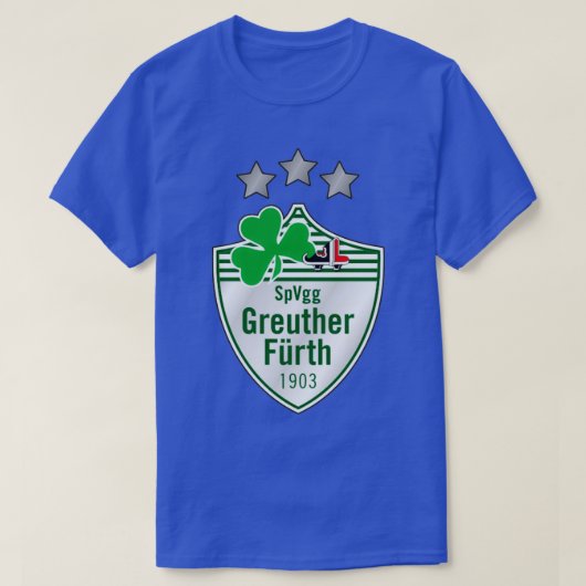 Spvgg Greuther Frth coat arms flag T-shirt (Design voorkant)