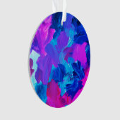 SPW Electric Vibes blauw en roze Ornament (voorkant)