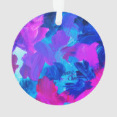 SPW Electric Vibes blauw en roze Ornament (achterkant)