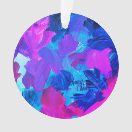 SPW Electric Vibes blauw en roze Ornament
