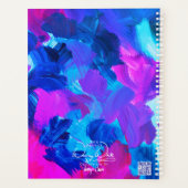 SPW Electric Vibes Grote Maandelijkse Planner (Achterkant)