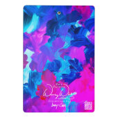 SPW Electric Vibes Mini Klembord (Achterkant)