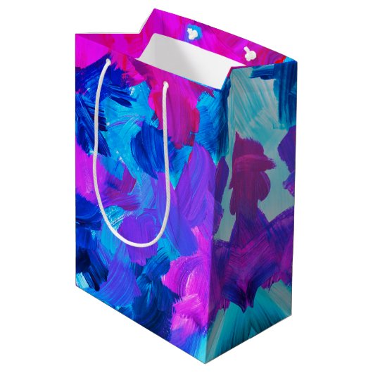 SPW elektrische vibes Medium Cadeauzakje (Achterkant Gekanteld)