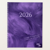 SPW Free-Flowing Violet Haze Maandelijkse Planner (Voorkant)