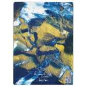 SPW Glanzend Indigo Klembord (Achterkant)