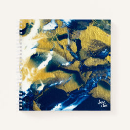 SPW Glanzende Indigo Spiraal Notitieboek