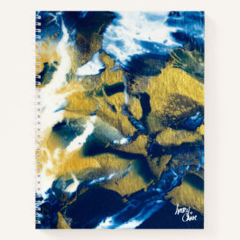 SPW Glanzende Indigo Spiraal Notitieboek