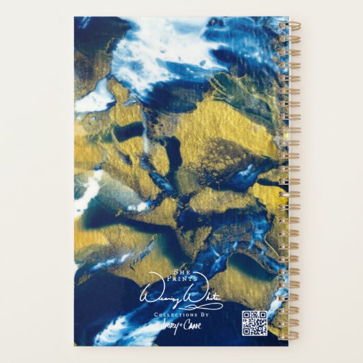 SPW Gleaming Indigo Small Maandelijks Planner (Achterkant)