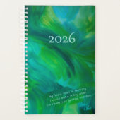 SPW Green met Envy Small Monthly Planner (Voorkant)